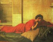 约翰威廉姆沃特豪斯 - The Remorse of Nero after the Murder of his Mother